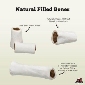 Redbarn Peanut Butter Filled Bone for Dogs (Peanut Butter)
