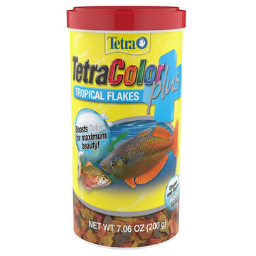 Tetra TetraColor Plus Tropical Flakes Fish Food - 0