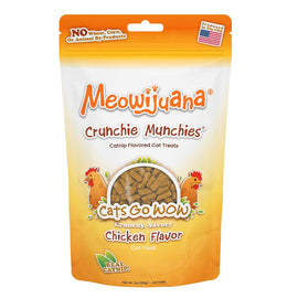 Meowijuana Crunchie Munchies Chicken Flavor Catnip Treats (3 oz)
