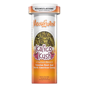 Meowijuana Kalico Kush Catnip & Valerian Root Blend Catnip (0.917 oz)