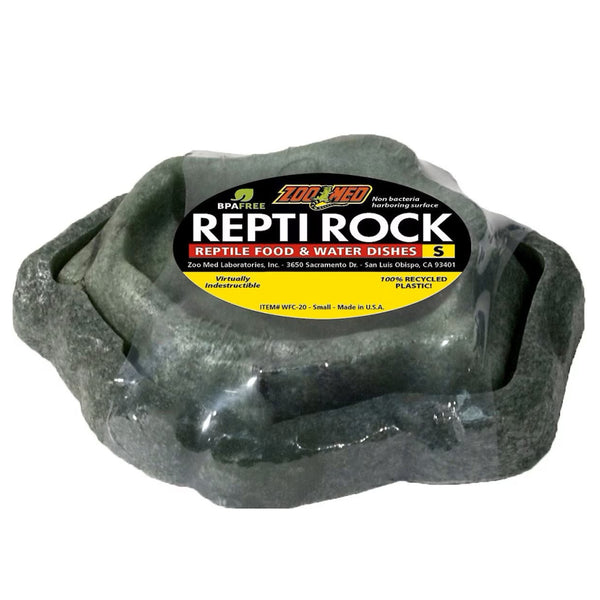 Zoo Med Repti Rock Food & Water Dishes for Reptiles