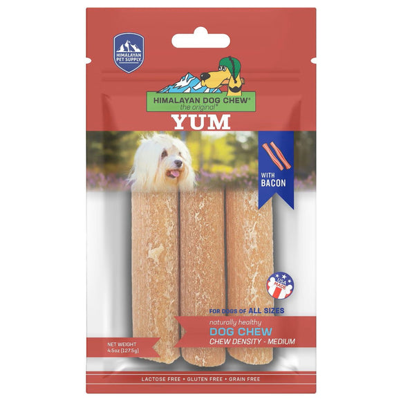 Himalayan Pet Supply yakyYUM with Bacon Dog Chews (4 ct)