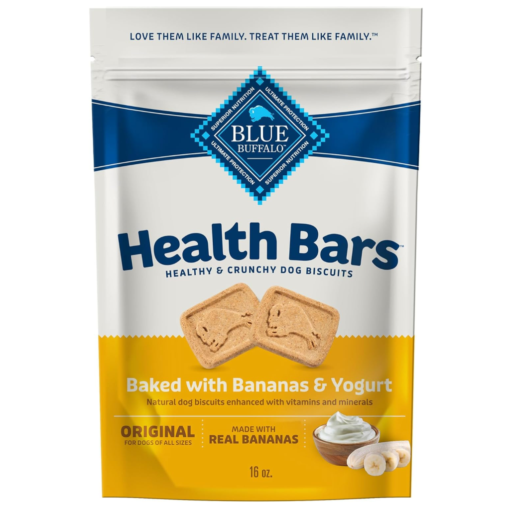 Blue Buffalo Health Bars Banana & Yogurt Biscuits for Dogs (16 oz)