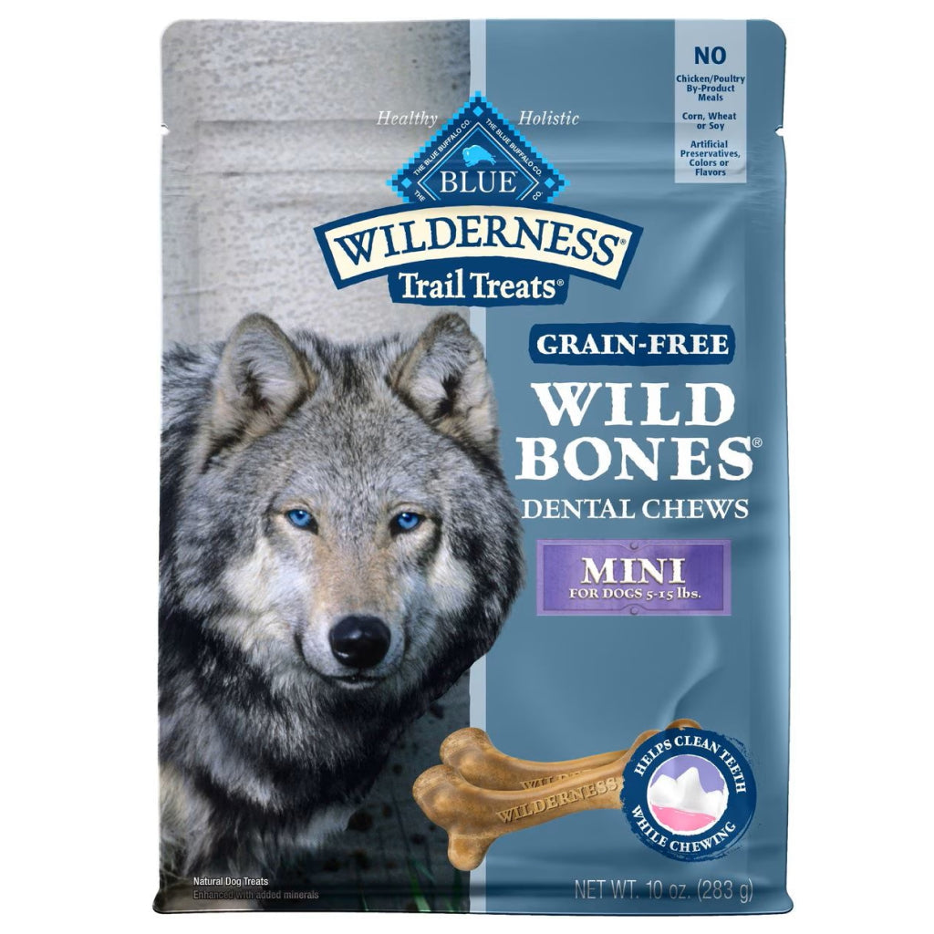 CLUB WILD.B OZROSAURUS WILD BLUE☆レア入手困難☆ Blue Buffalo Wild Bones Dental Treats for Large Dogs (10 oz)