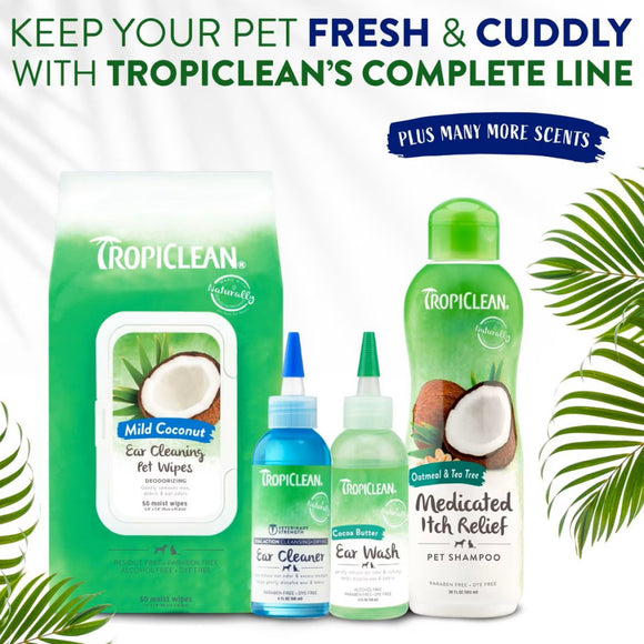 TropiClean Dual Action Ear Cleaner for Pets (4oz)