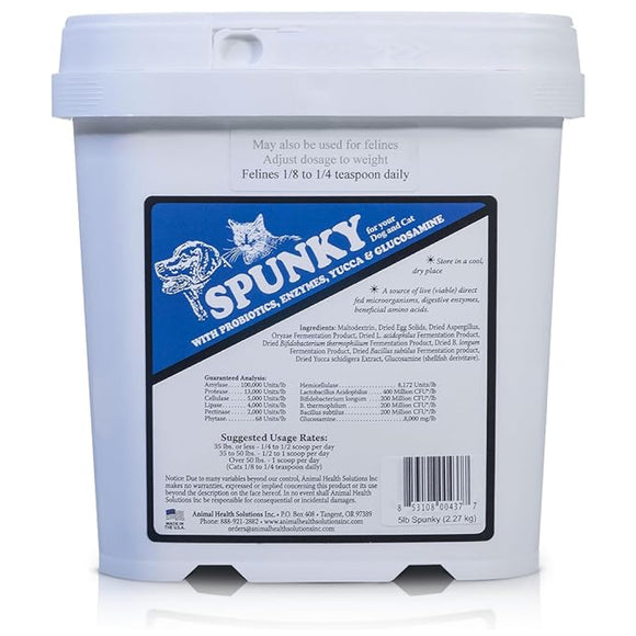 ProThrive Spunky Probiotics (Digestive Enzymes & Joint Support Supplement) for Dogs