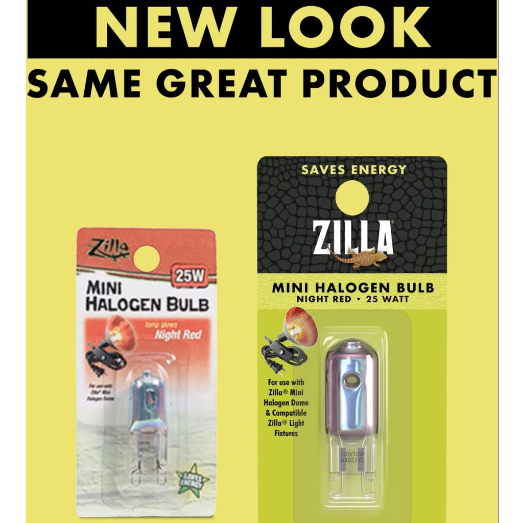 Zilla Mini Night Red Halogen Bulb for Reptiles