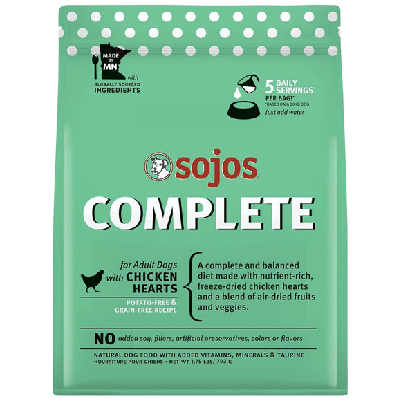 Sojos Complete Chicken Recipe Freeze-Dried Adult Dog Food