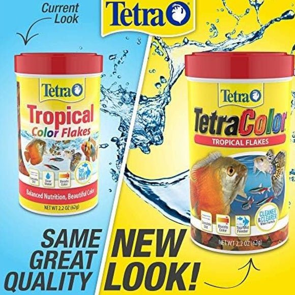 Tetra TetraColor Plus Tropical Flakes Fish Food