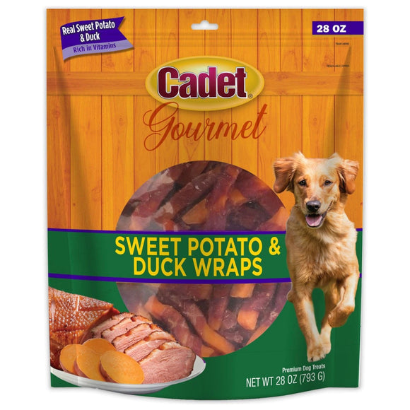 Cadet Gourmet Sweet Potato & Duck Wrapped Treats For Dog