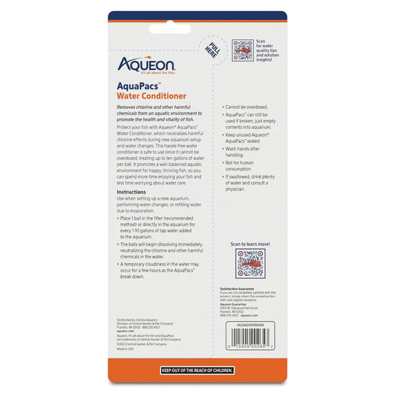 Aqueon AquaPacs Water Conditioner 