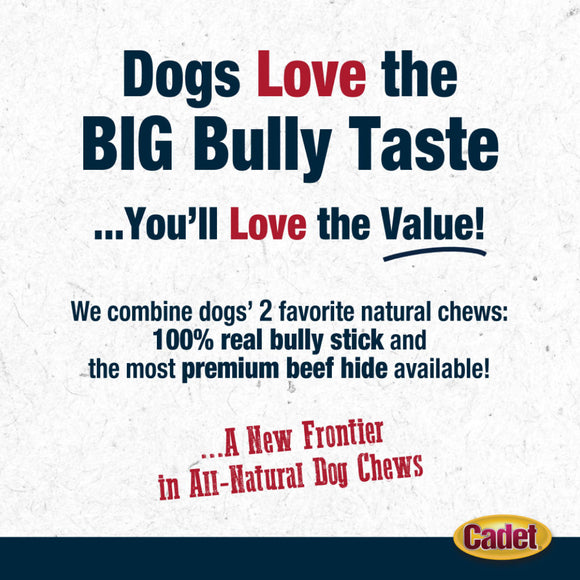 Cadet Bully Hide Sticks All-Natural Chews For Dog (Small)