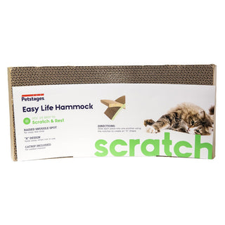 Catstages Easy Life Hammock Scratcher with Catnip For Cats