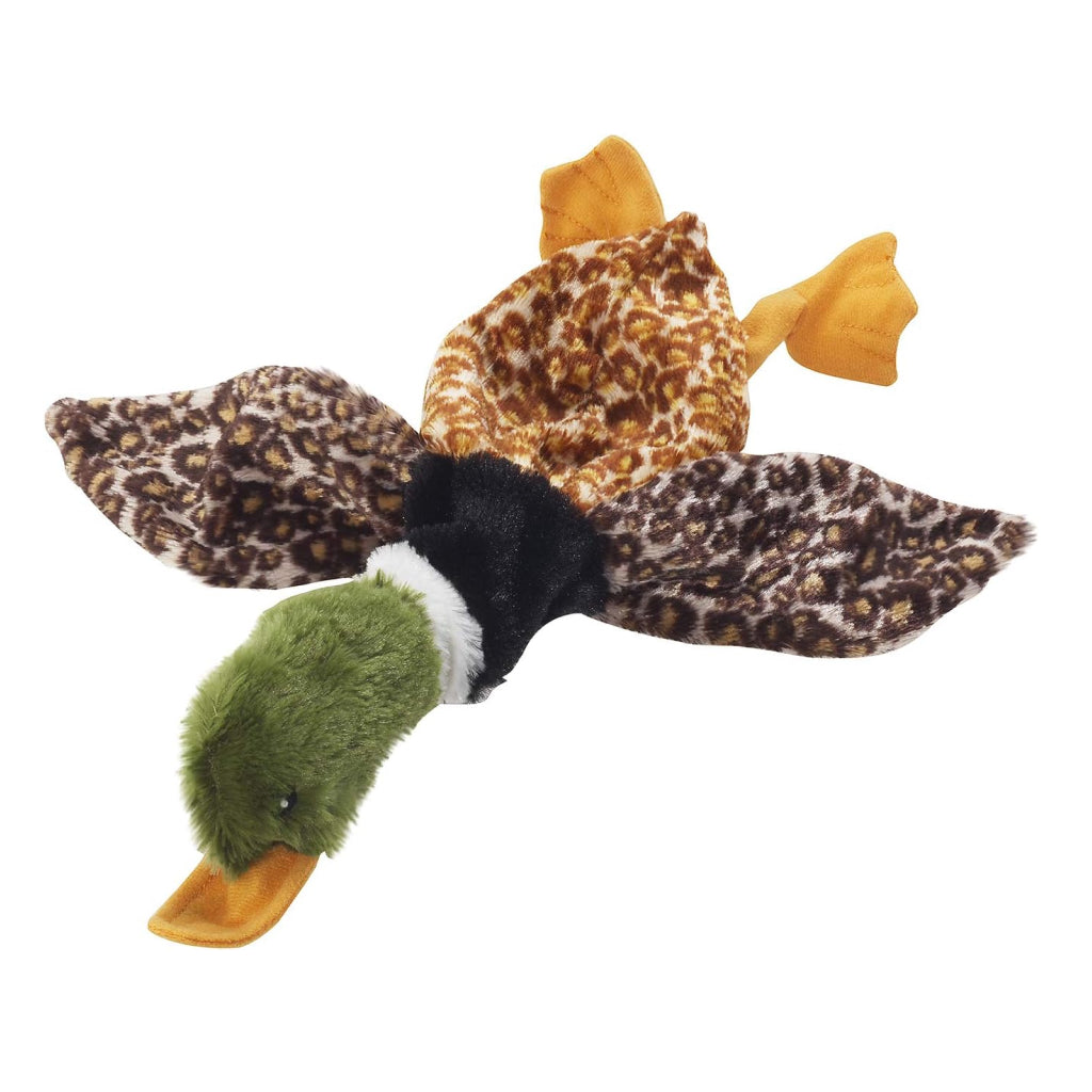 Ethical Pet Skinneeez Barnyard Series Stuffing-Free Plus Mallard Duck Toy for Dogs, assorted colors