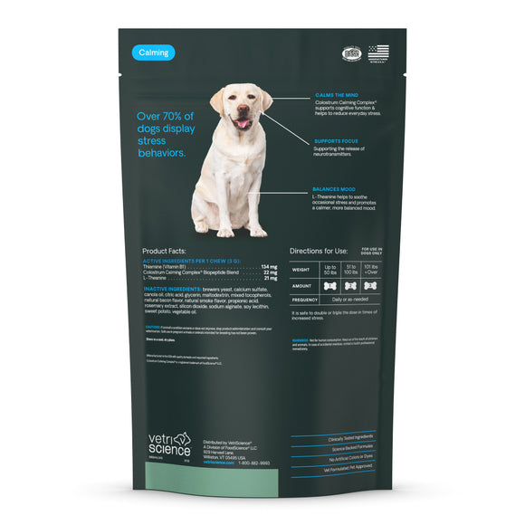 Calm & Confident Chews Bacon Flavor for Dogs