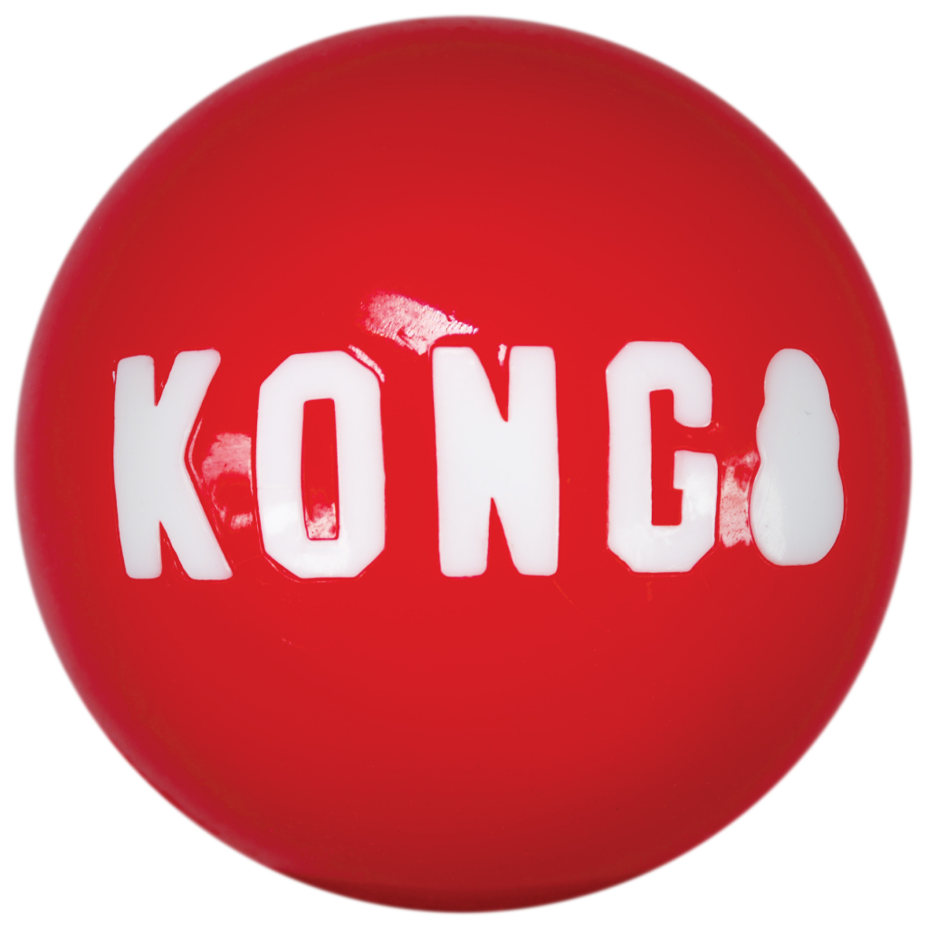 Kong Signature Ball Toy For Dog-Small (2 pack)