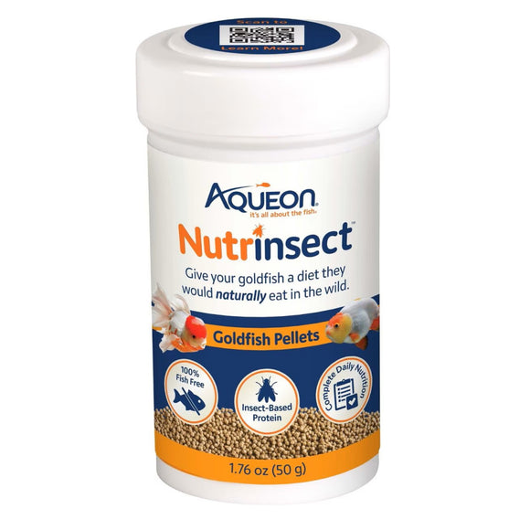 Aqueon Nutrinsect Goldfish Pellets (1.76 oz)