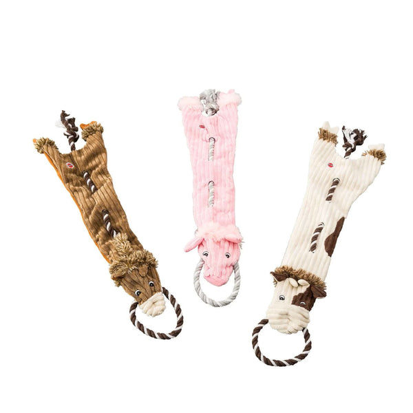 Ethical Skinneeez Tugs Barnyard For Dog (23") Assorted