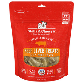 Stella & Chewy's Freeze-Dried Beef Liver Treats For Dog (3 oz)