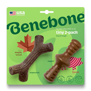 Benebone Puppy Pack Maple Wood Flavor Chew Toy for Puppies (2 chews)