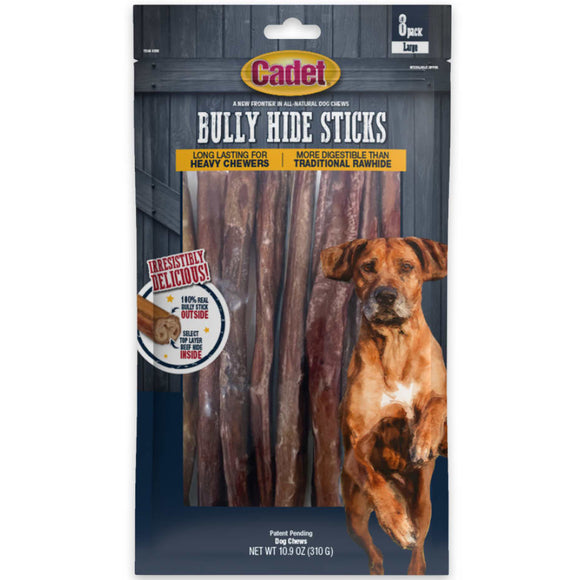 Cadet Bully Hide Sticks All-Natural Chews For Dog (Small)