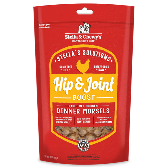 Stella & Chewy's Stella's Solutions Hip & Joint Support Freeze-Dried Chicken Meal Topper for Dogs