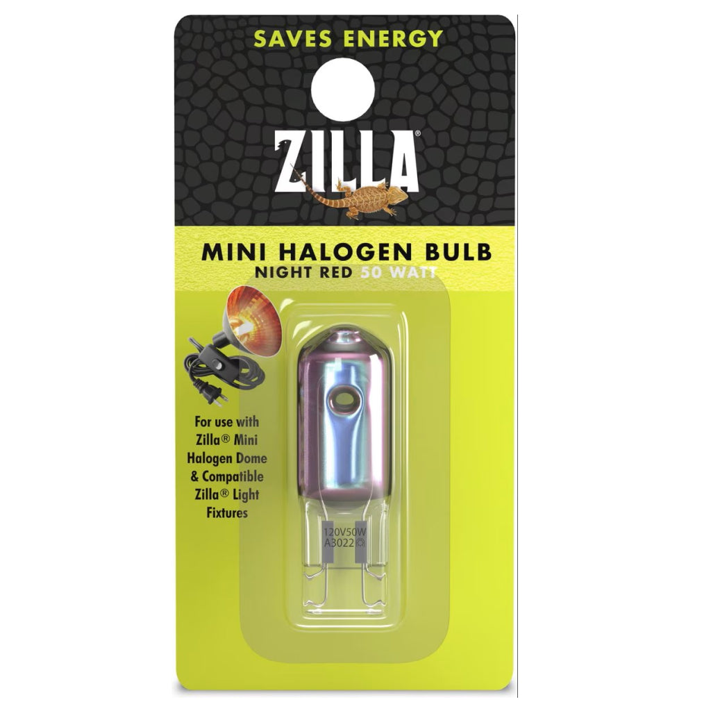 Zilla Mini Night Red Halogen Bulb for Reptiles