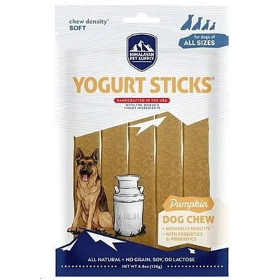 Himalayan Pet Supply Yogurt Sticks Pumpkin Flavor Treats For Dog (4.8 oz)