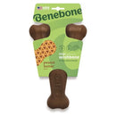 Benebone Peanut Butter Flavor Wishbone Durable Chew Toy for Dogs