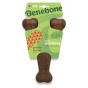 Benebone Peanut Butter Flavor Wishbone Durable Chew Toy for Dogs