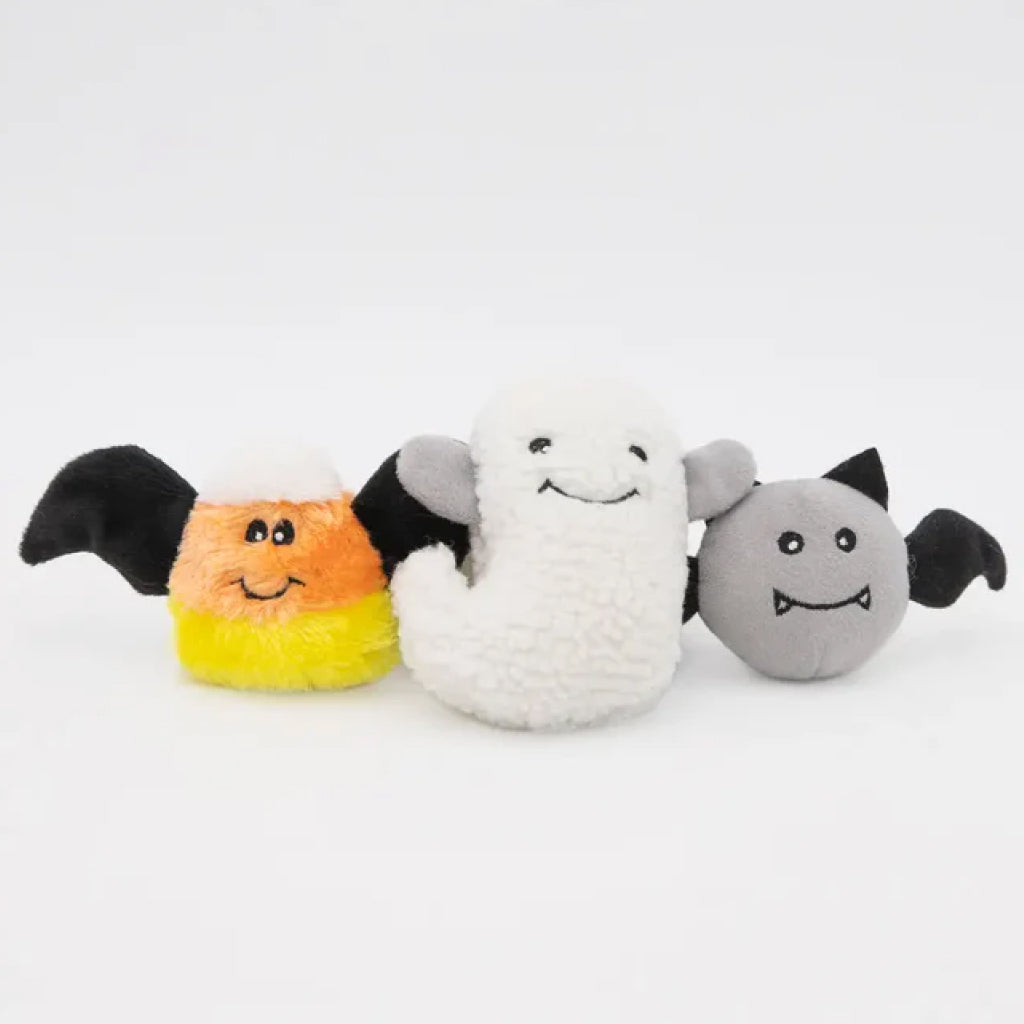 Zippypaws Halloween Miniz Flying Frights Toy For Dogs Set, (3 Pack) - 0