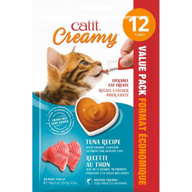Catit Creamy Tuna Flavor Lickable Treats For Cat