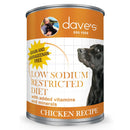 Dave's Pet Food Restricted Diet Sodium Chicken Recipe Wet Dog Food (13.2 oz, case of 12 cans)