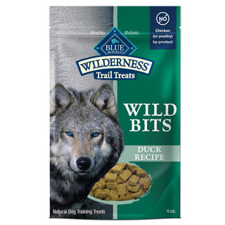 Blue Buffalo Wilderness Wild Bits Duck Recipe Training Treats for Dogs (4 oz)