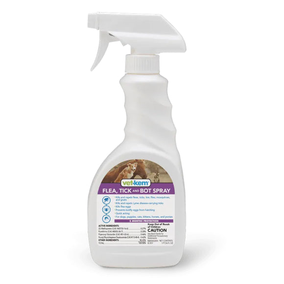 Vet-Kem® Flea (Tick & Bot Spray) 16oz