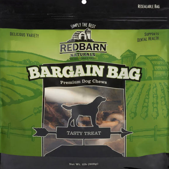 Redbarn Bargain Bad Assorted Dog Chews (2 lb)