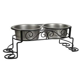 Ethical Mediterranean Old World Double Diner (1 pt) For Dog & Cat