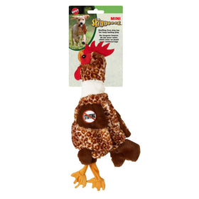 Ethical Pet Skinneeez Plush Stuffing-Free Chicken Toy for Dogs, Mini 13"