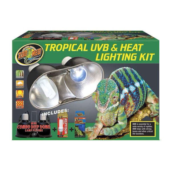 Zoo Med Tropical UVB & Heat Lighting Kit