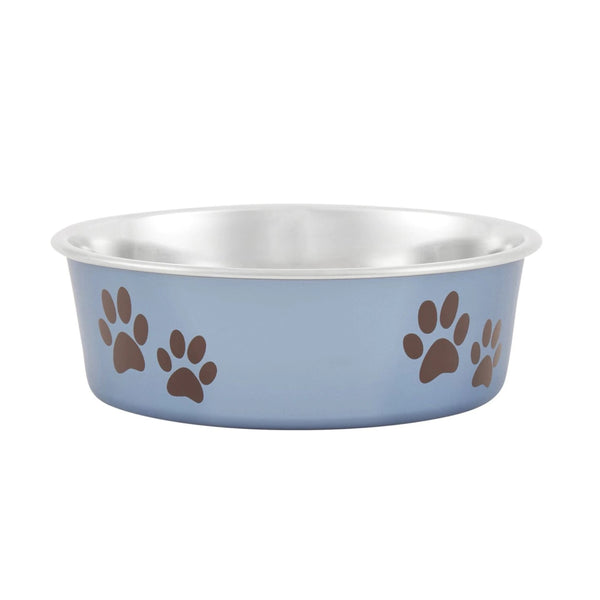 Loving Pets Metallic Blueberry Non-Skid Stainless Steel Bowl For Dog & Cat