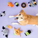 ZippyPaws Grunterz - Orange Spider Toy For Dog