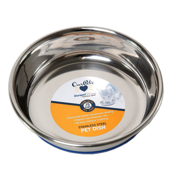 OurPets Durapet Premium Stainless Steel Dish For Dogs & Cats