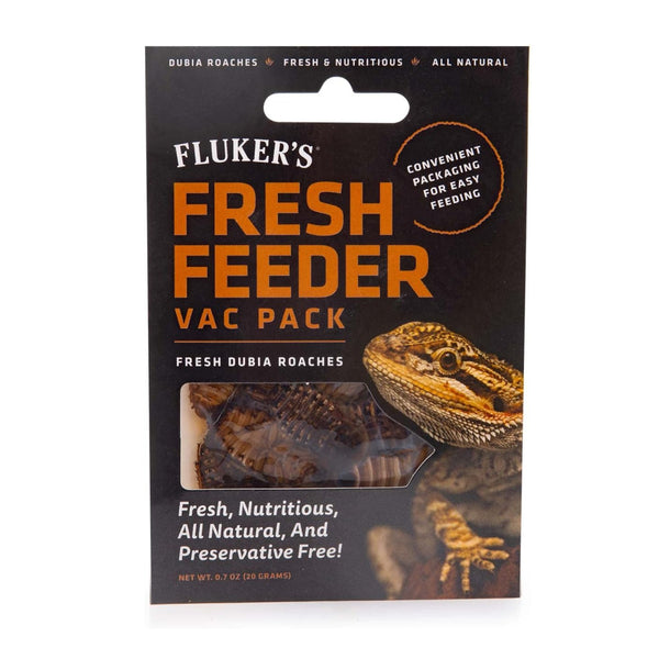 Fluker's Fresh Feeder Vac Pack Fresh Dubia Roaches (0.7 oz)