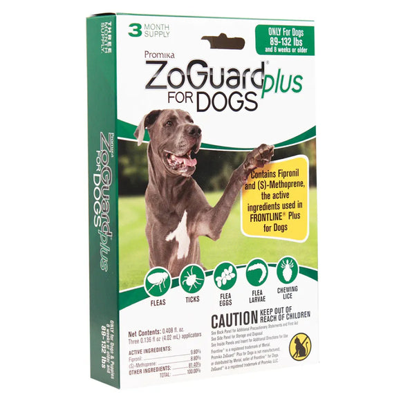 ZoGuard Plus Topical Flea & Tick Prevention for Dogs