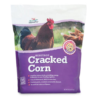 Manna Pro Heritage Cracked Corn with Purple Corn for Poultry Birds (10 lb)