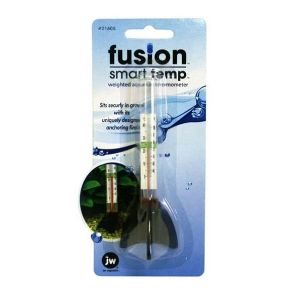 JW Pet Fusion Smart Temp Weighted Aquarium Thermometer