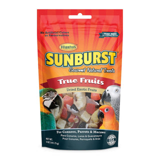 Higgins Sunburst True Fruits Treats For Birds 5 oz