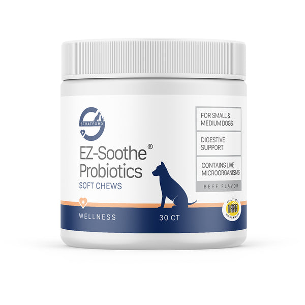 Stratford EZ-Soothe Probiotics for Small & Medium For Dogs (30 Soft Chews)