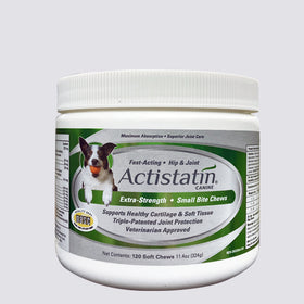 Actistatin Canine Extra-Strength Hip & Joint Small Bite Soft Chews for Small Dogs (120 ct)