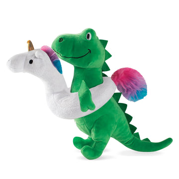 PetShop by Fringe Studio Summa Time Rex Dinosaur Plush Toy For Dog